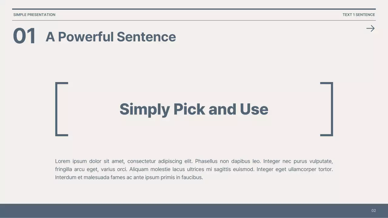 그레이 미니멀 가이드 프레젠테이션