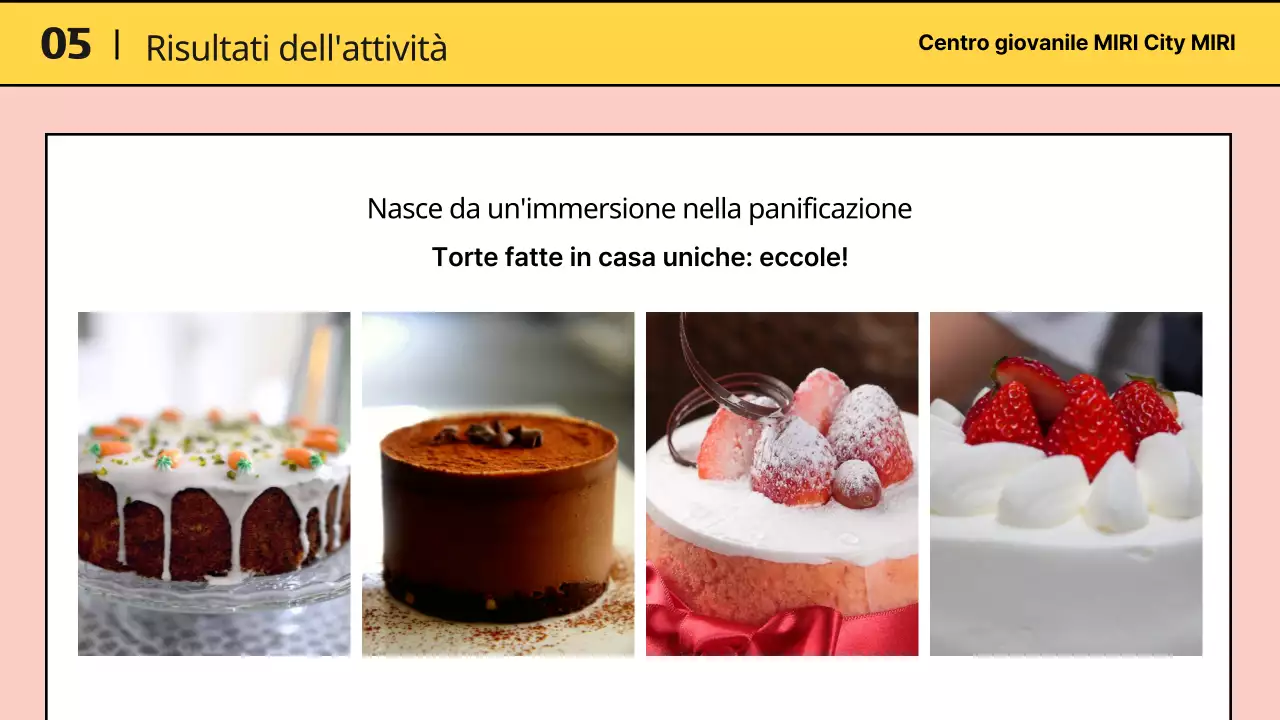 Presentazione del programma del centro giallo e rosa