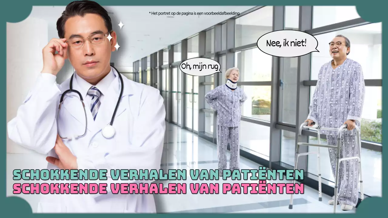 Eenvoudige medische informatie in groen en wit