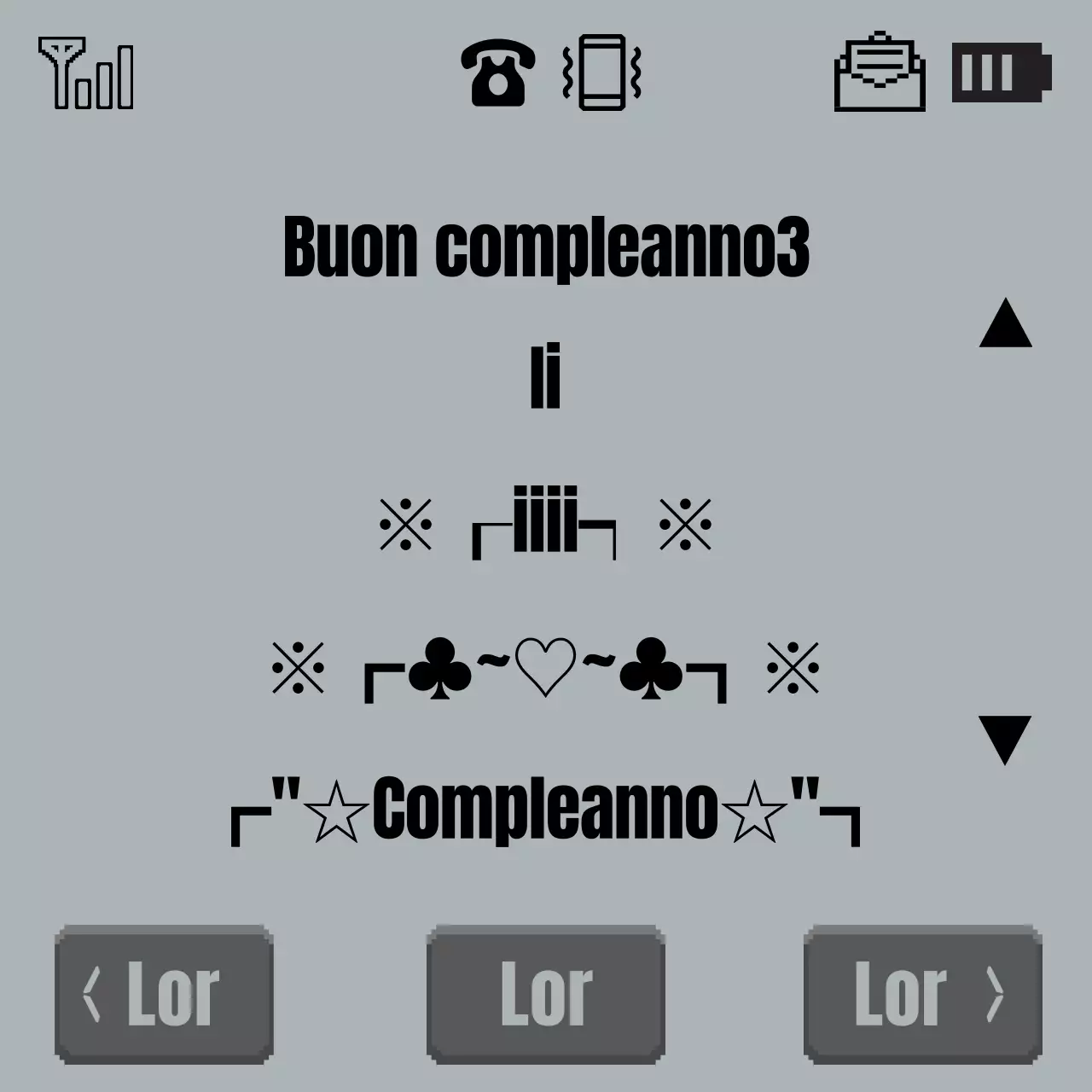 Un tweet di buon compleanno grigio e retrò