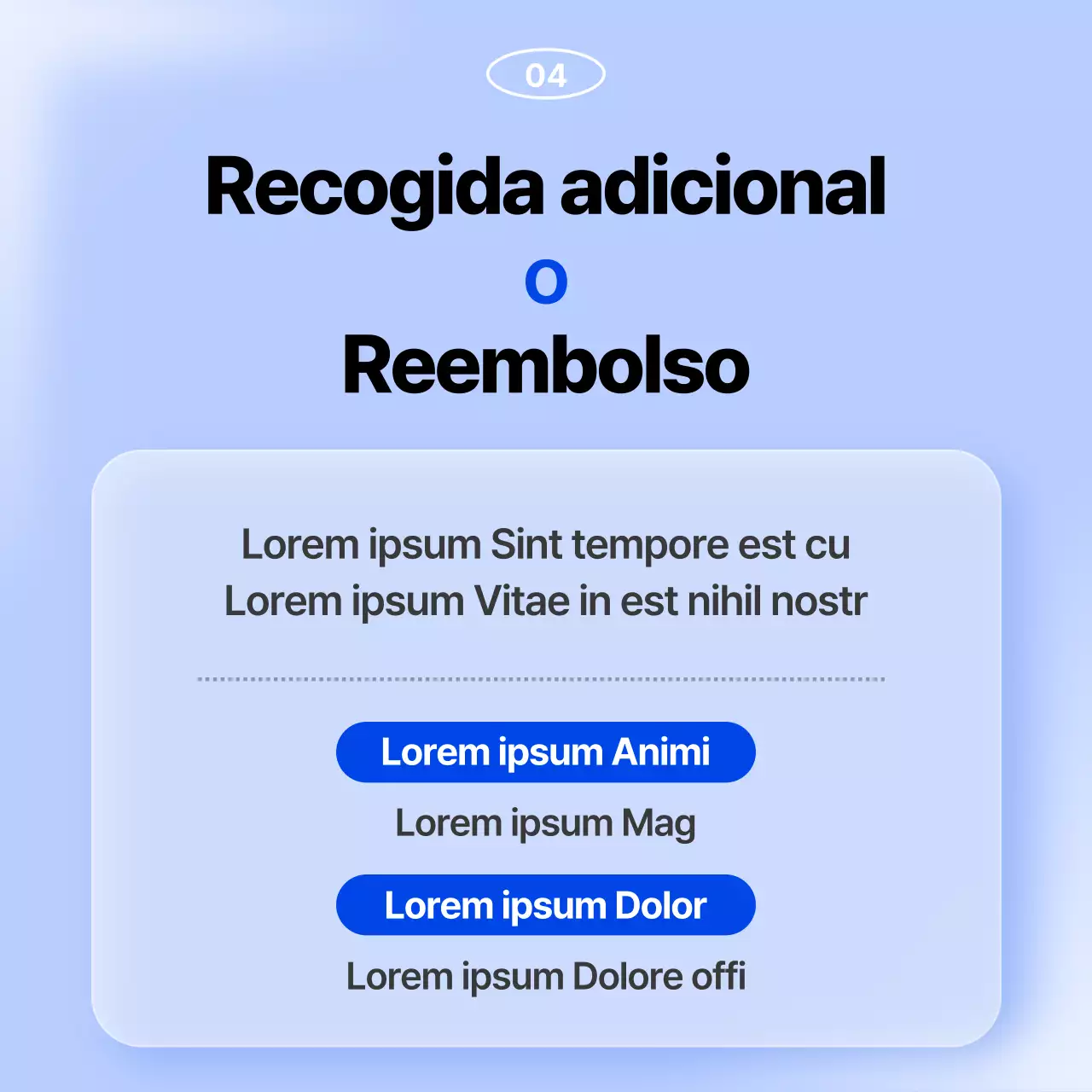 Promueva la limpieza de fin de año en azul y azul claro.