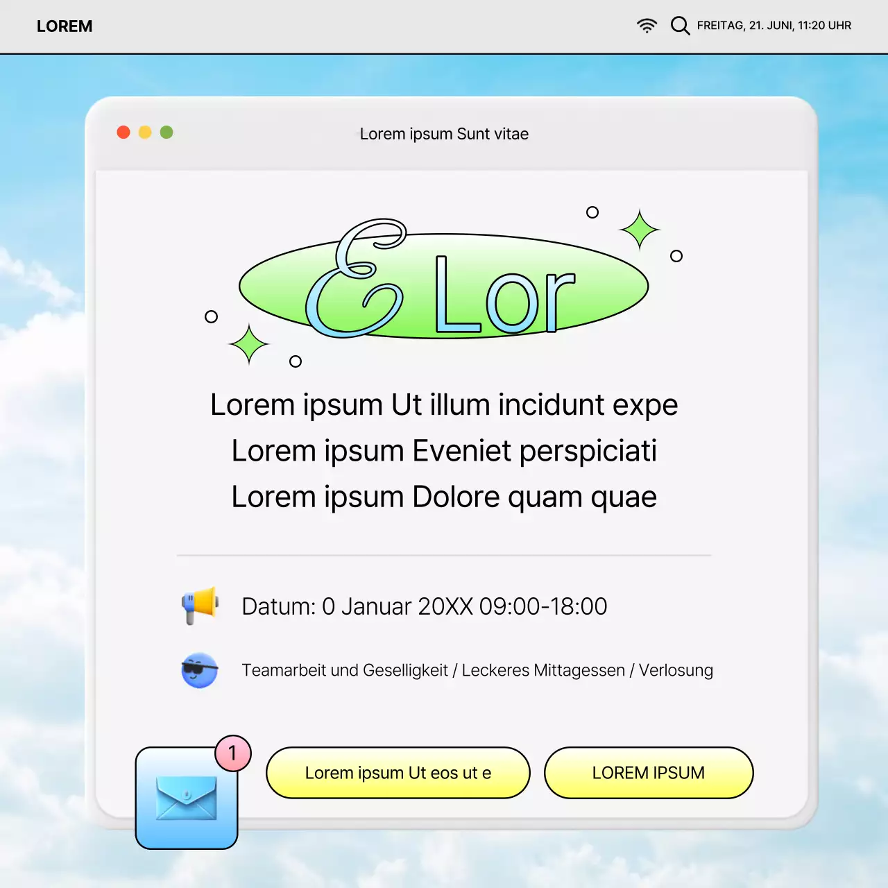 HR-Jahresmitteilungen mit Tendenz zu Chartreuse und Hellblau