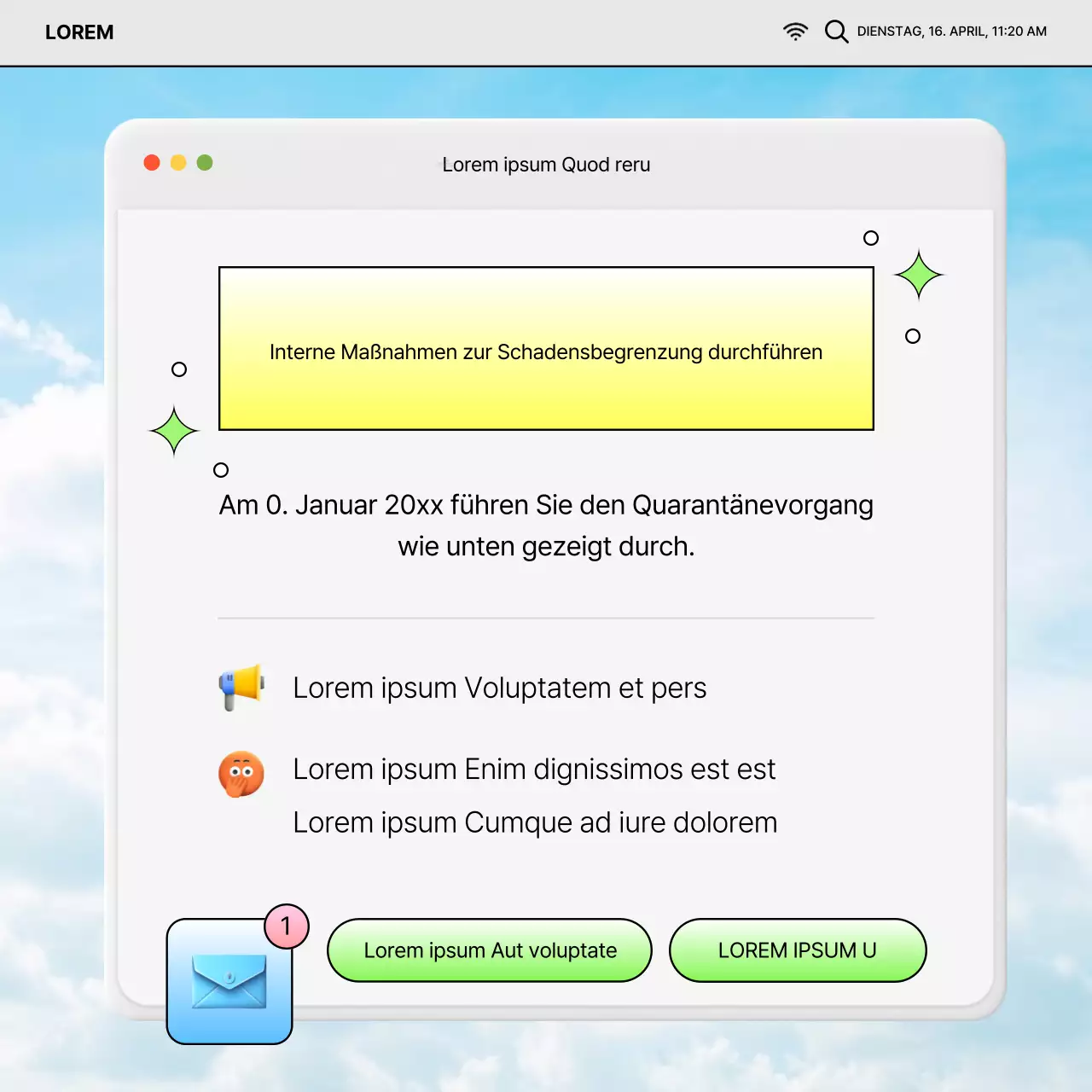 HR-Jahresmitteilungen mit Tendenz zu Chartreuse und Hellblau