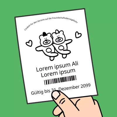 Ein süßer kleiner abstrakter Gif-Tweet