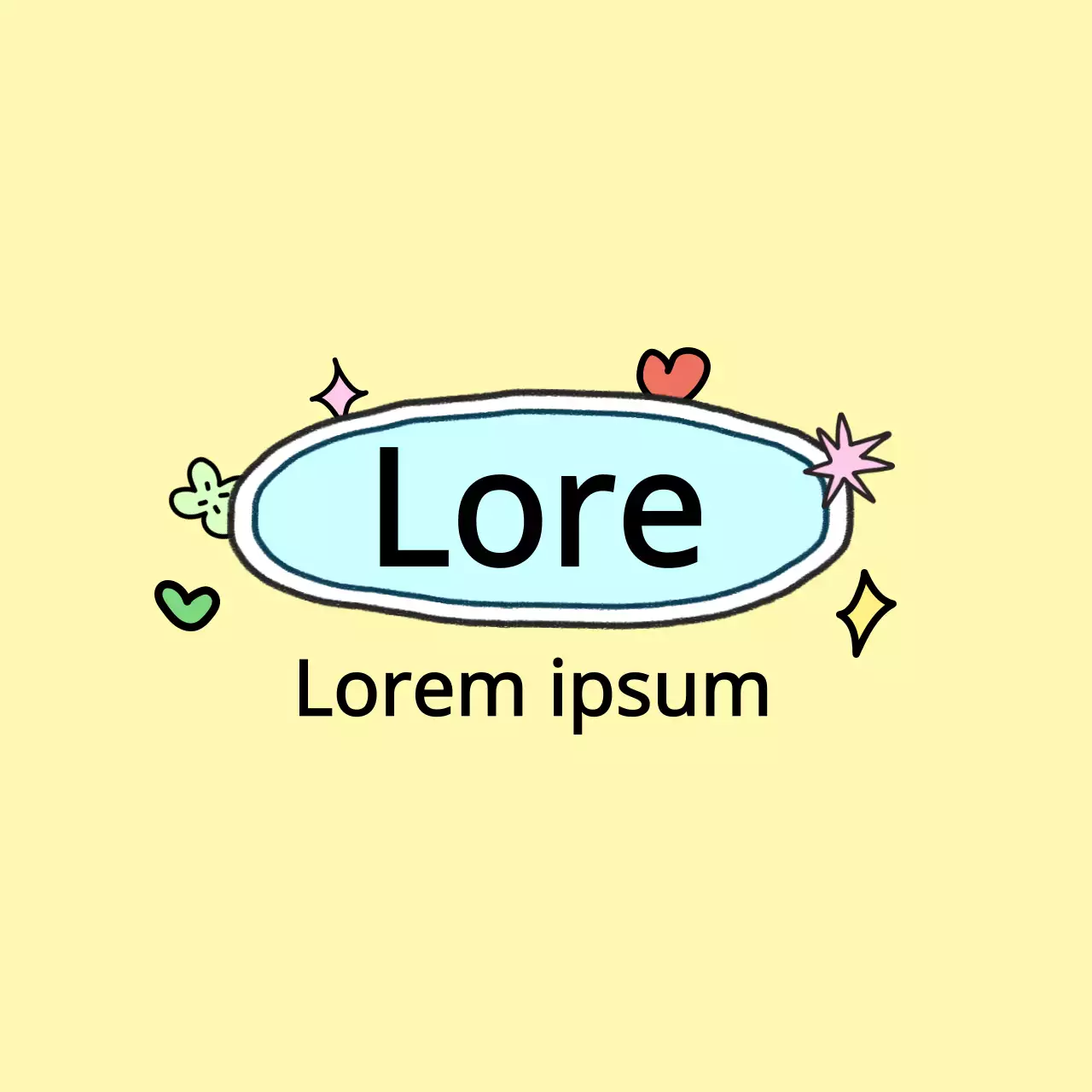 Un concetto di amuleto perfetto con illustrazioni colorate e simpatiche