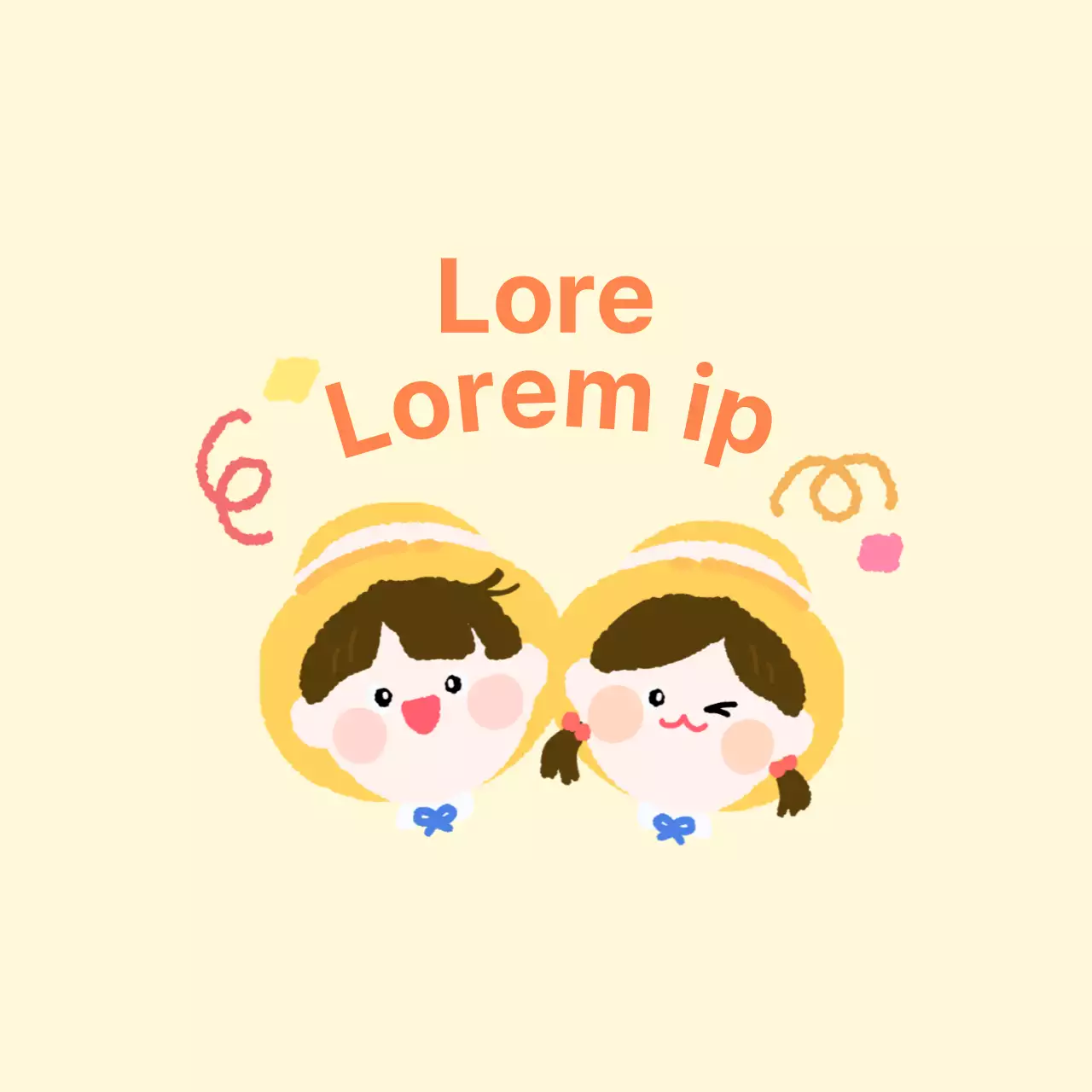 Fröhlich konzipiertes Kindergartenfest mit Kinderfiguren