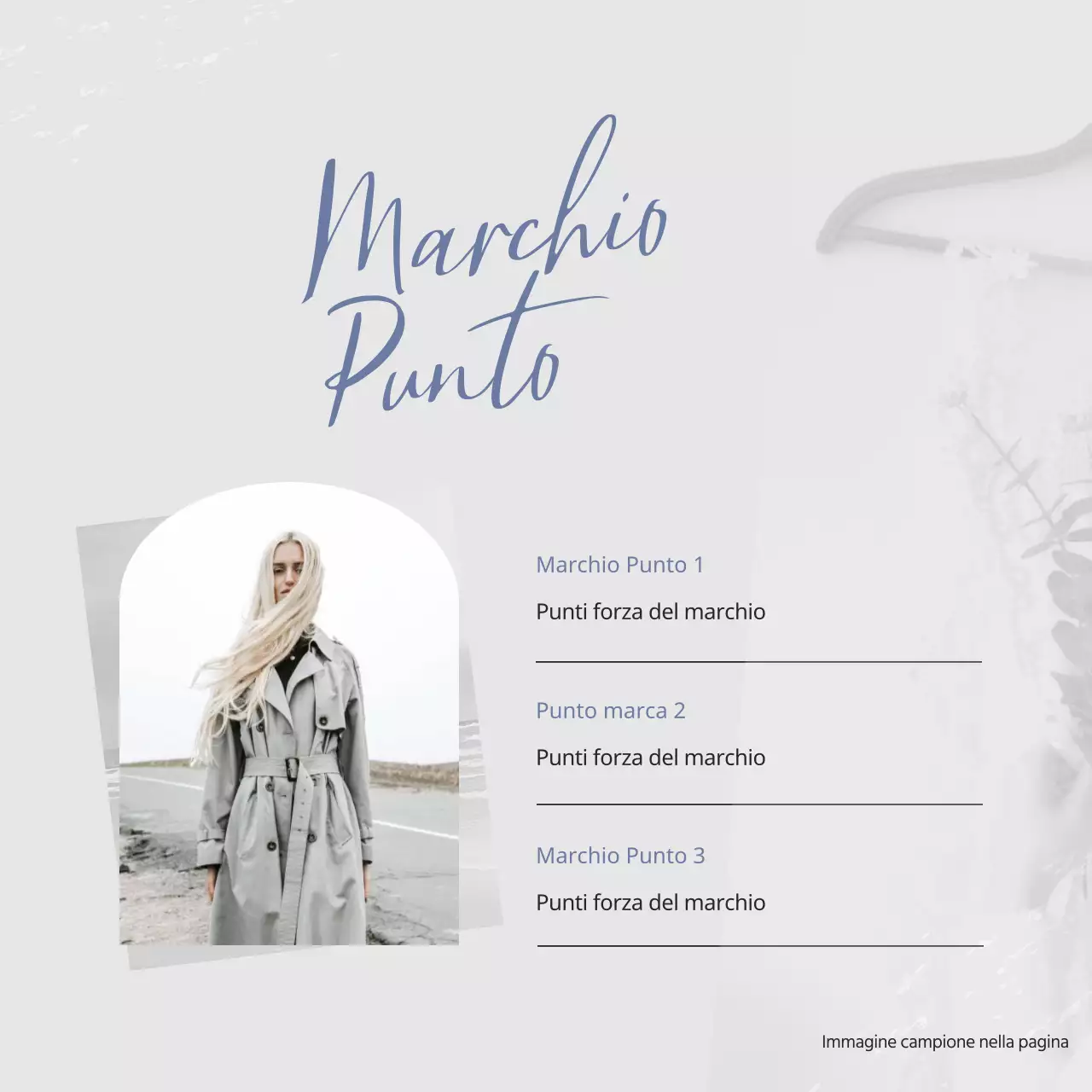 Promuovere un marchio di abbigliamento di moda vintage in bianco e nero