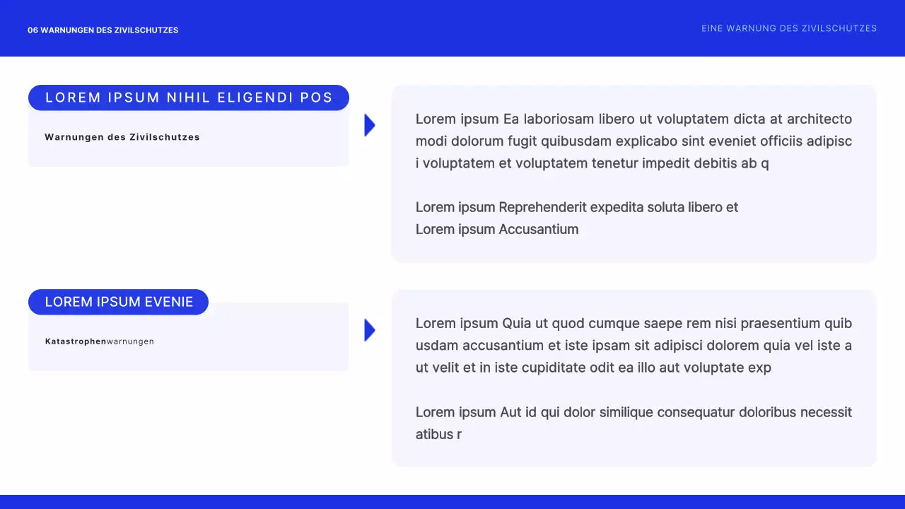 Einfache Zivilschutzausbildung in Marineblau und Schwarz