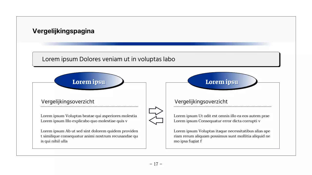 Basis printbaar rapport in marineblauw en grijs
