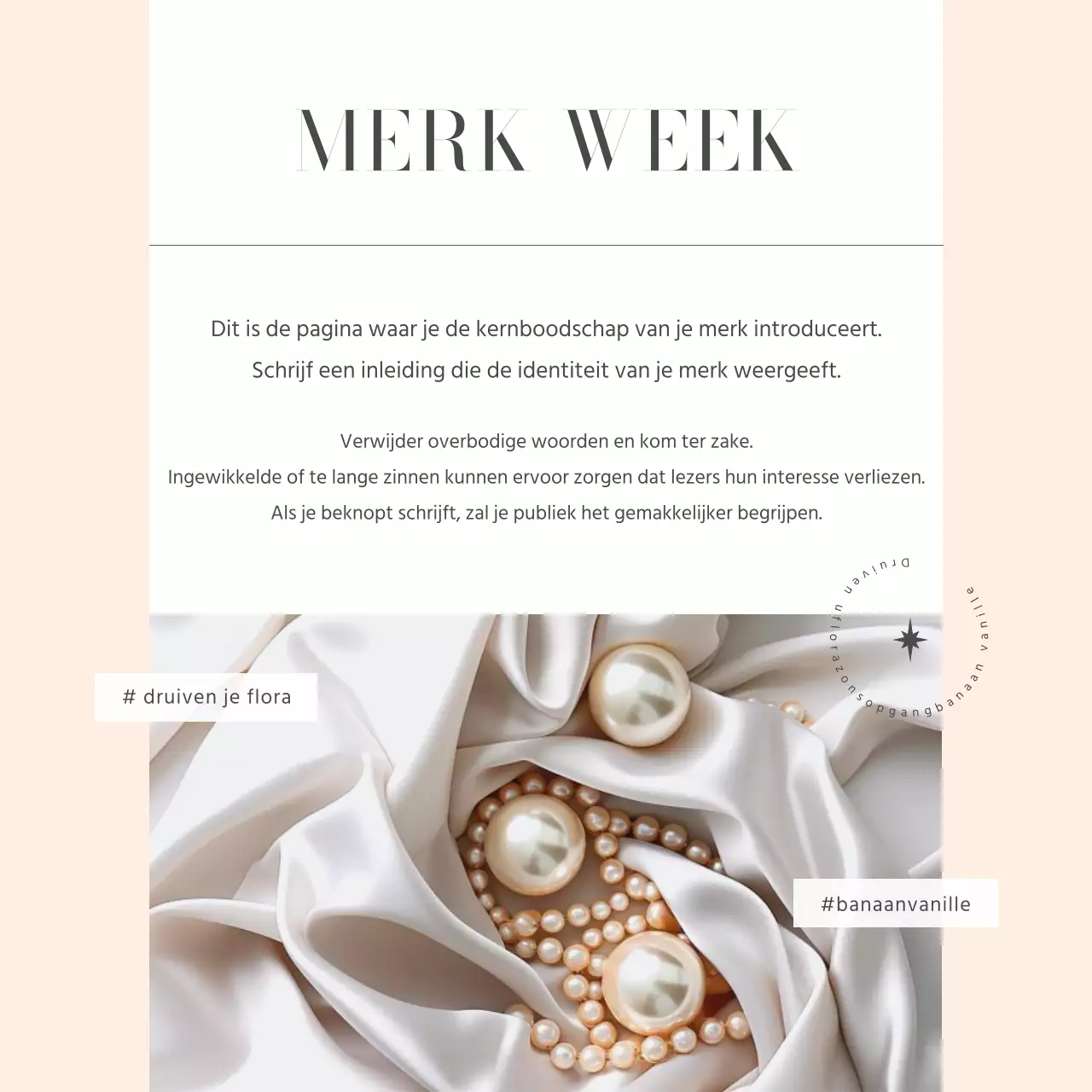 Ivory's minimalistische sieradenmerk promoten