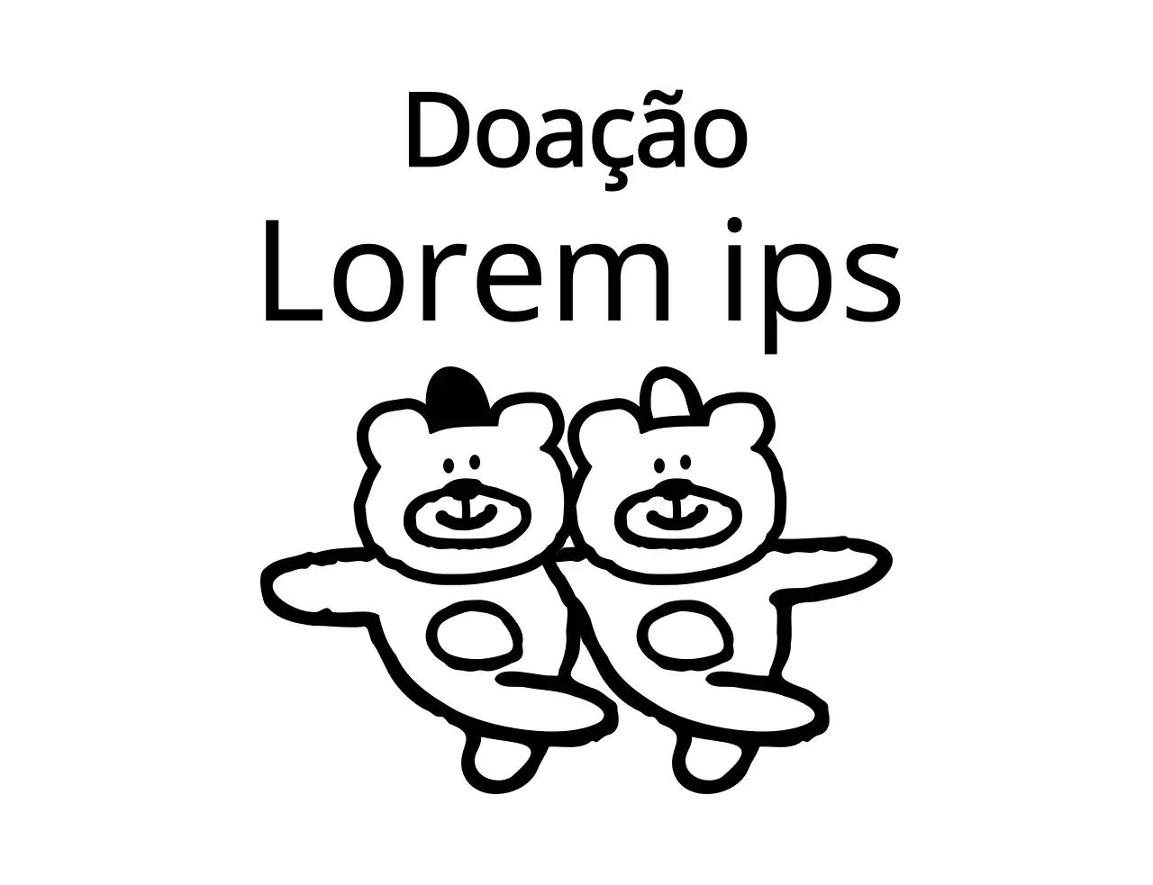 Campanha de partilha com ilustrações de desenhos engraçados