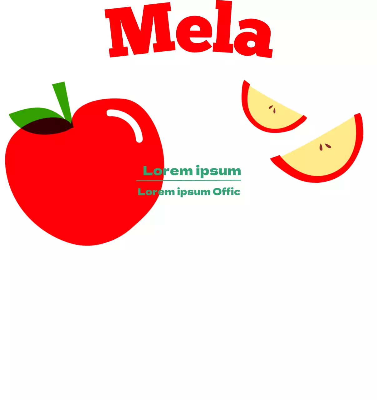 Illustrazione di frutta secca in colori primari