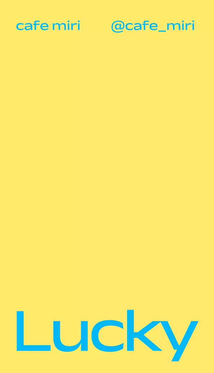 黄青補色のすっきりとした運試しイベント