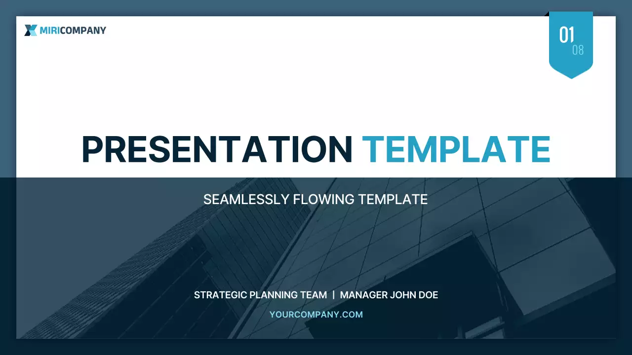 Blue Modern Business Presentation