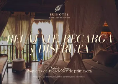 Promocionar un hotel de lujo en tonos marrones