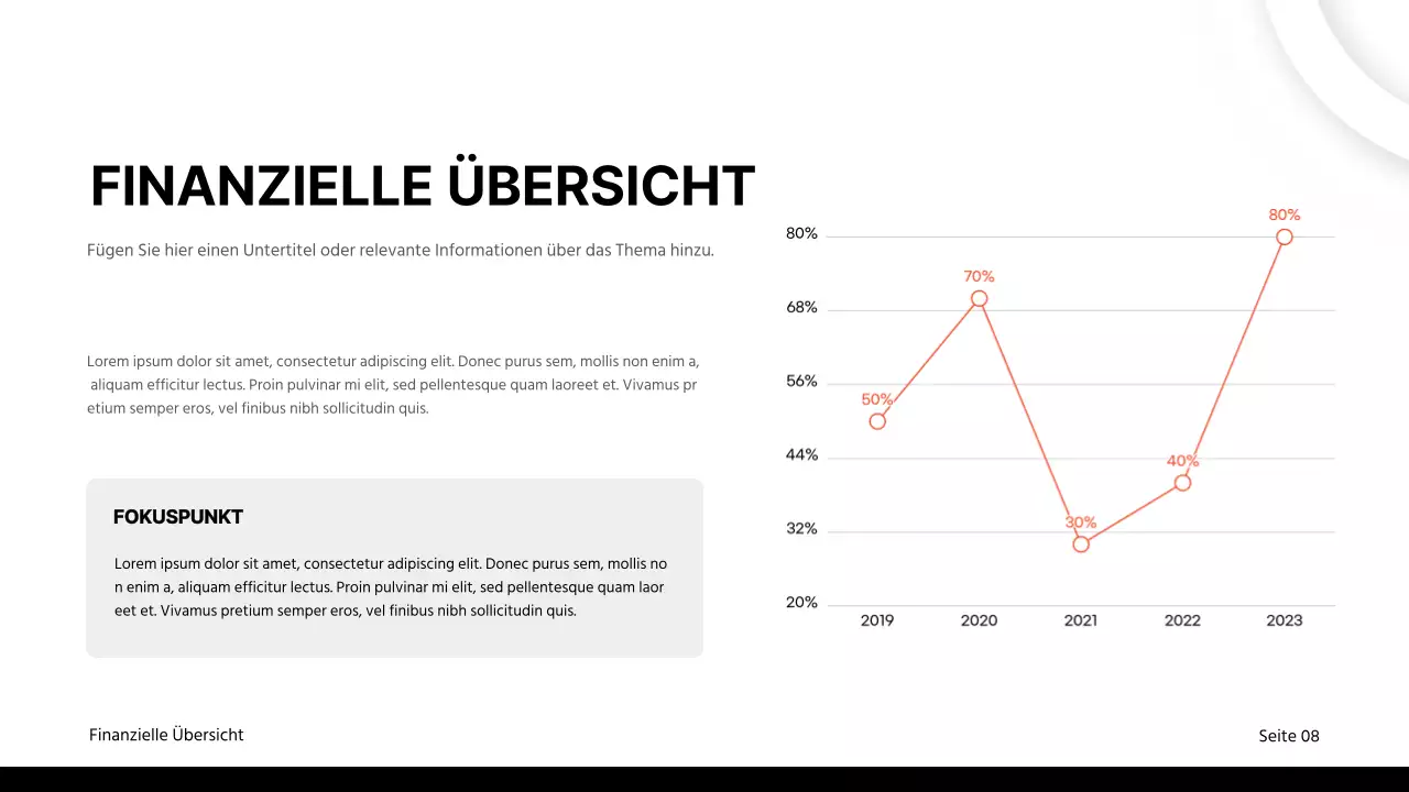 Schwarzes und rotes klassisches Geschäftsberichtmaterial