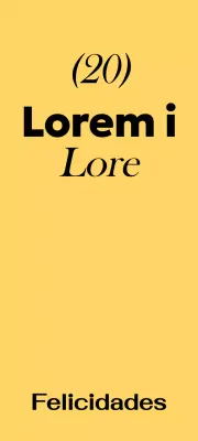 Diseño de papelería con diferentes tipos de letra