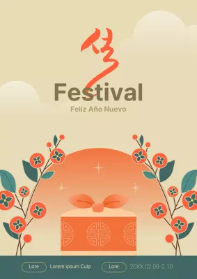 Promover las tradicionales fiestas verdes y beige del Año Nuevo chino