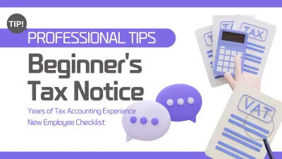 Purple Professional Tax Notice Checklist YouTube Thumbnail