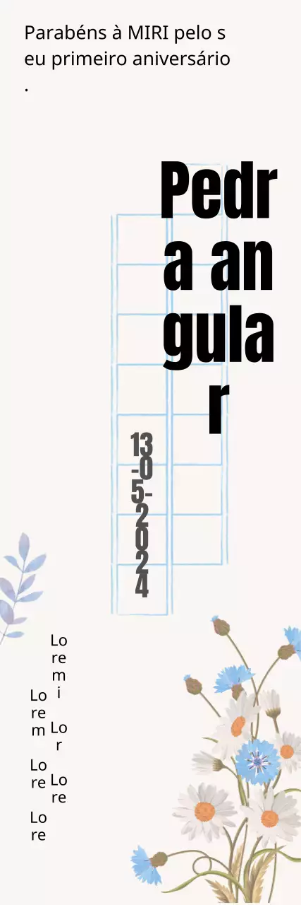 Mensagem de feliz aniversário em papel manuscrito vintage