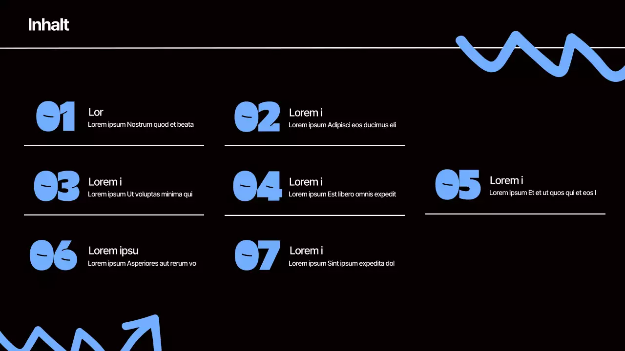 Kitschige Sitzungsunterlagen in Blau