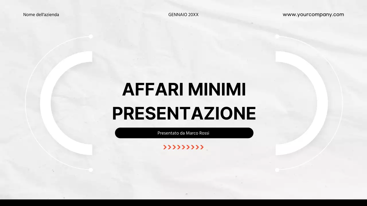 Materiale per relazioni aziendali classiche in nero e rosso