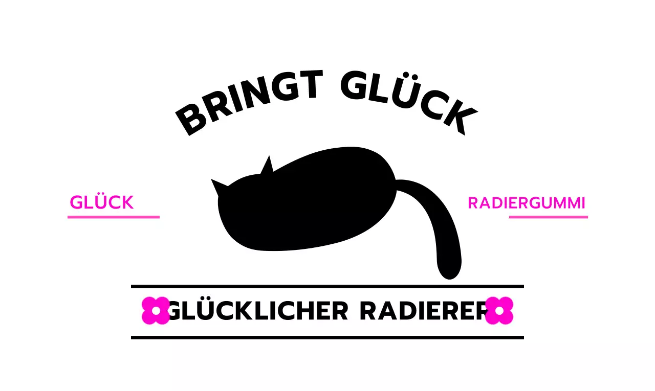 Briefpapier mit einer liegenden Katze gestalten