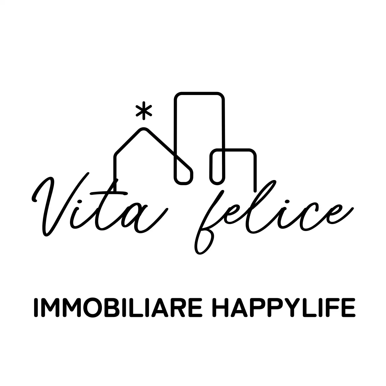 Concetto semplice di immobile con illustrazioni di zip line