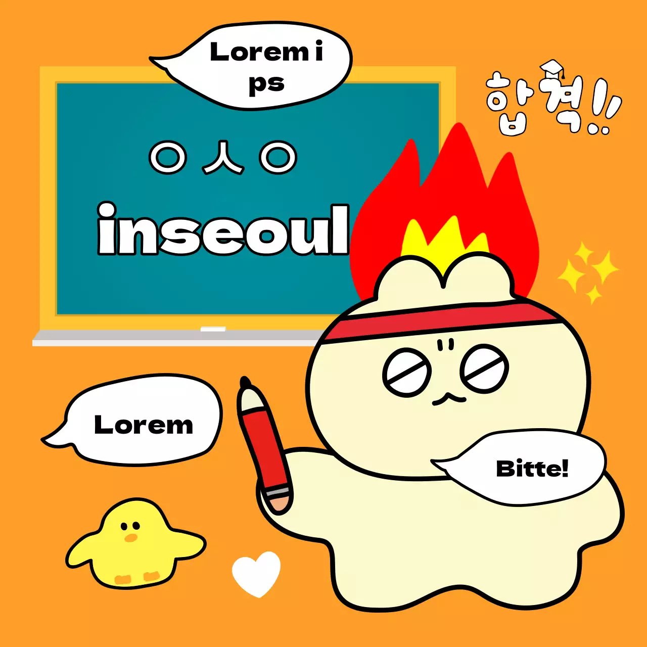 Salat mit Orangen- und Gelbflaschengeschmack für den Schulunterricht