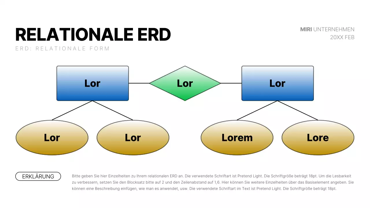 Ein moderner Entwicklungsdiagrammbericht in Weiß und Blau