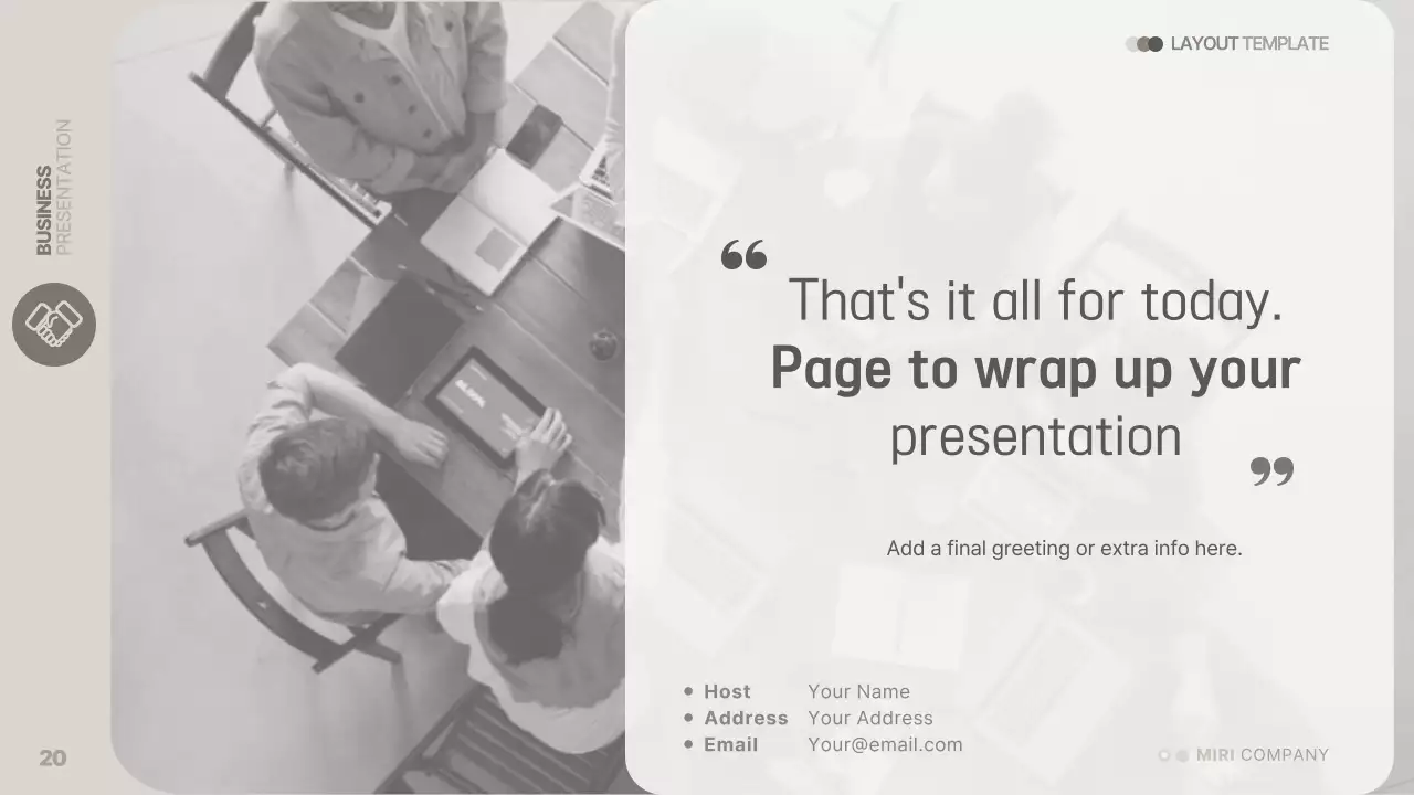 Beige Professional Template Presentation