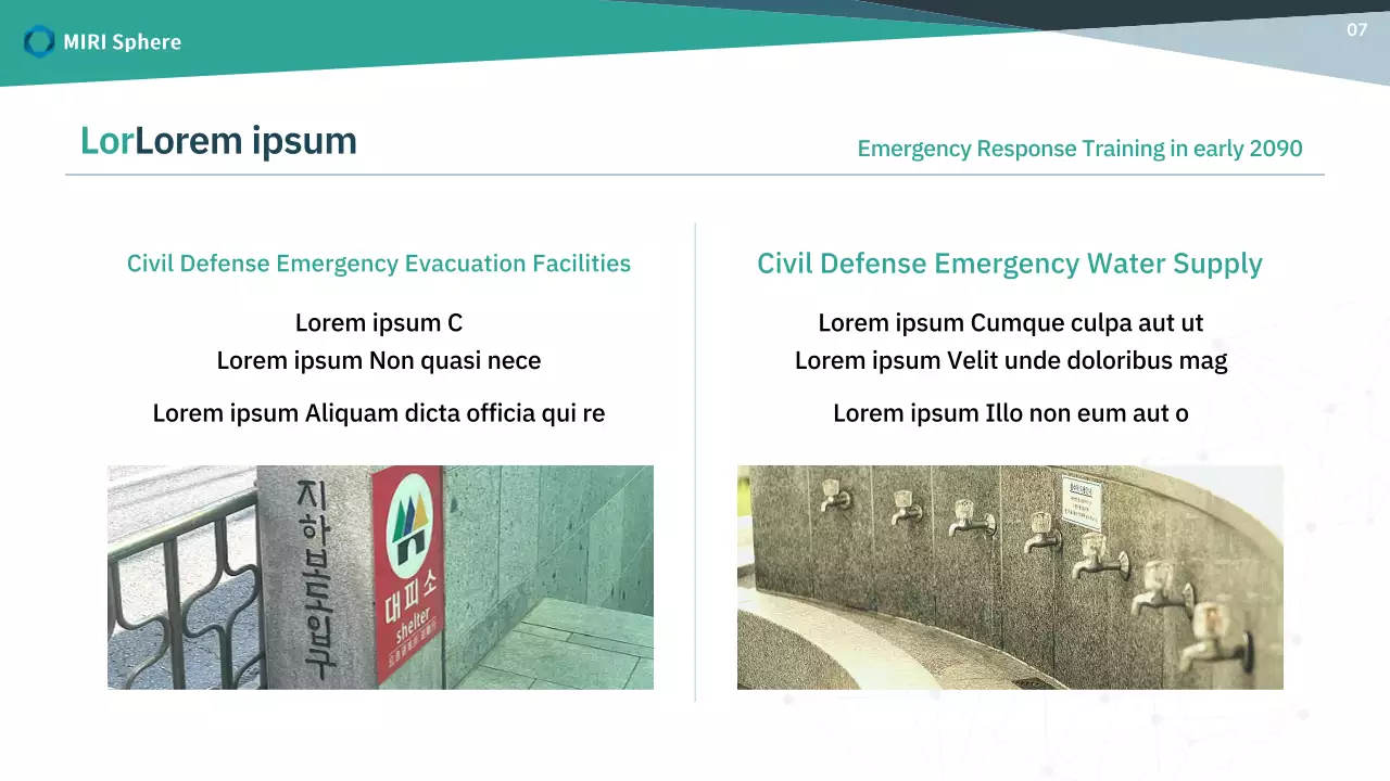 Basic Civil Defense Training in Green and Navy Blue