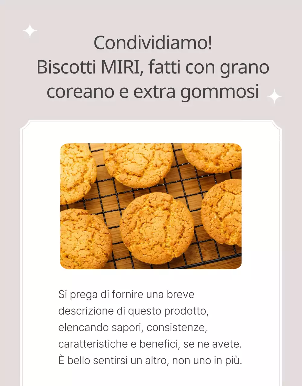 Promuovere una torta da forno classica in beige