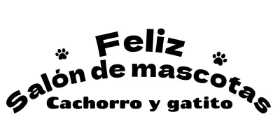 Bonita tipografía de una peluquería canina