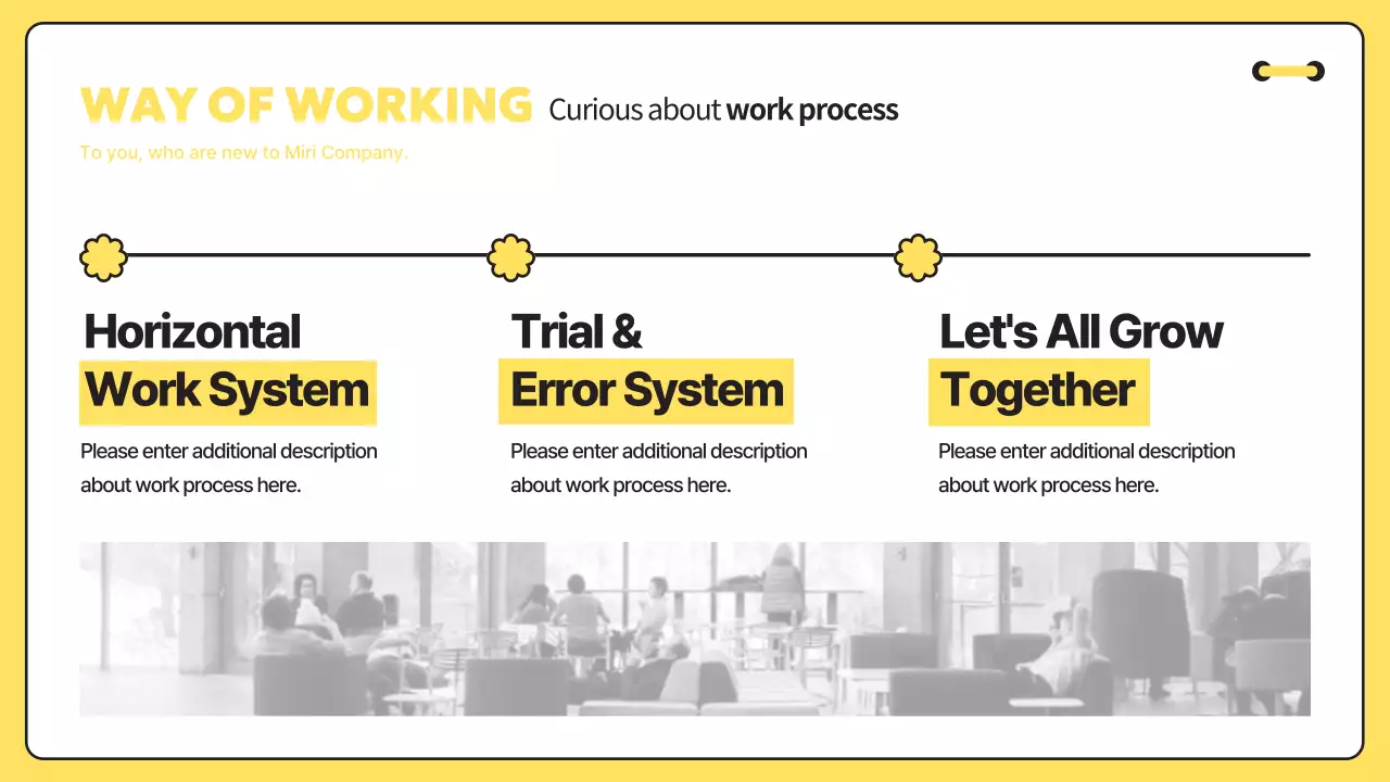 옐로우 모던 온보딩 가이드 프레젠테이션
