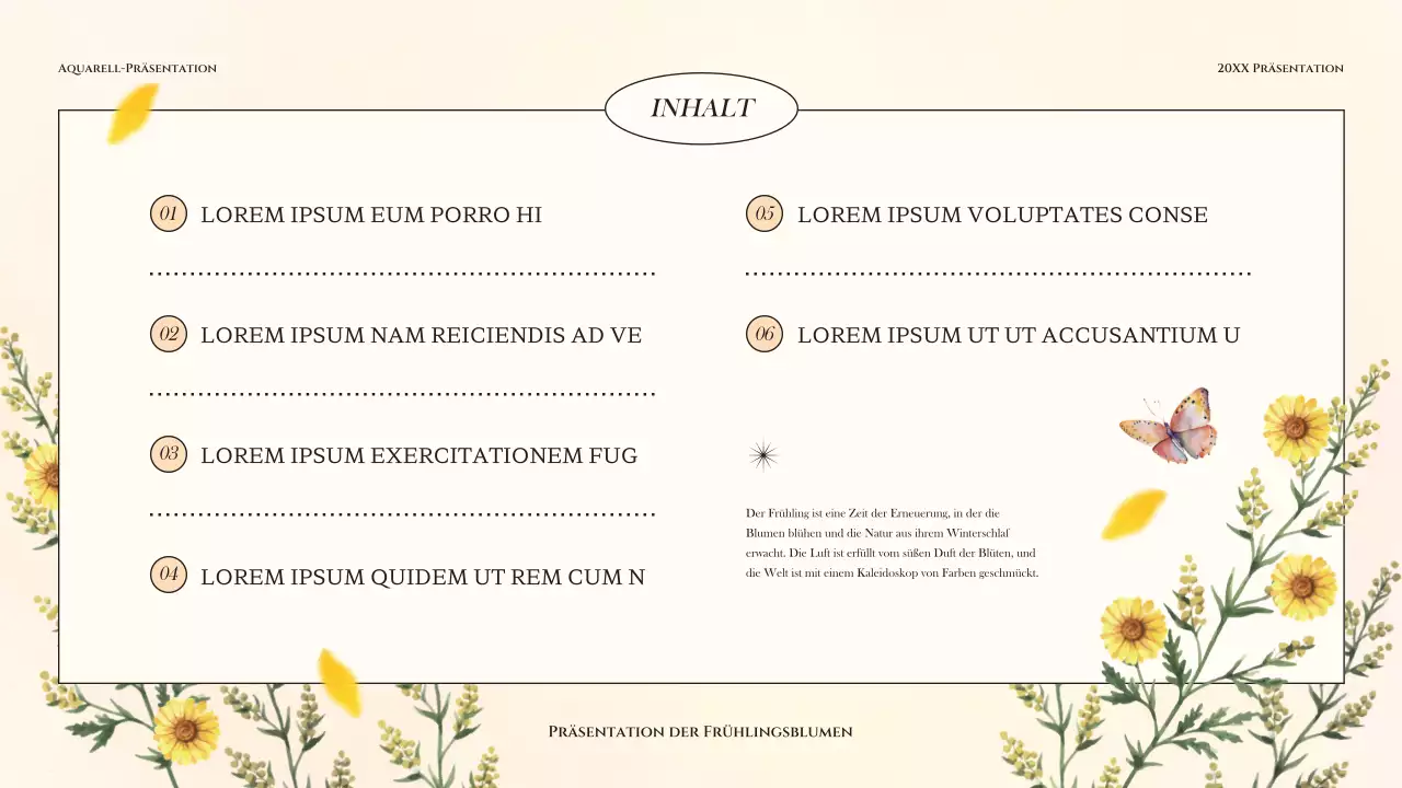 Klassische Frühlingsblumenpräsentation in Gelb und Grün