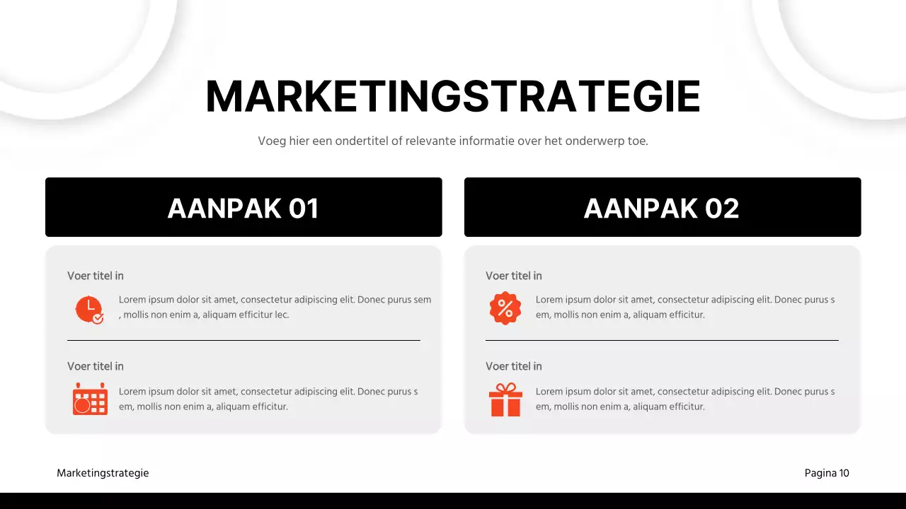 Zwart en rood klassiek zakelijk rapportagemateriaal