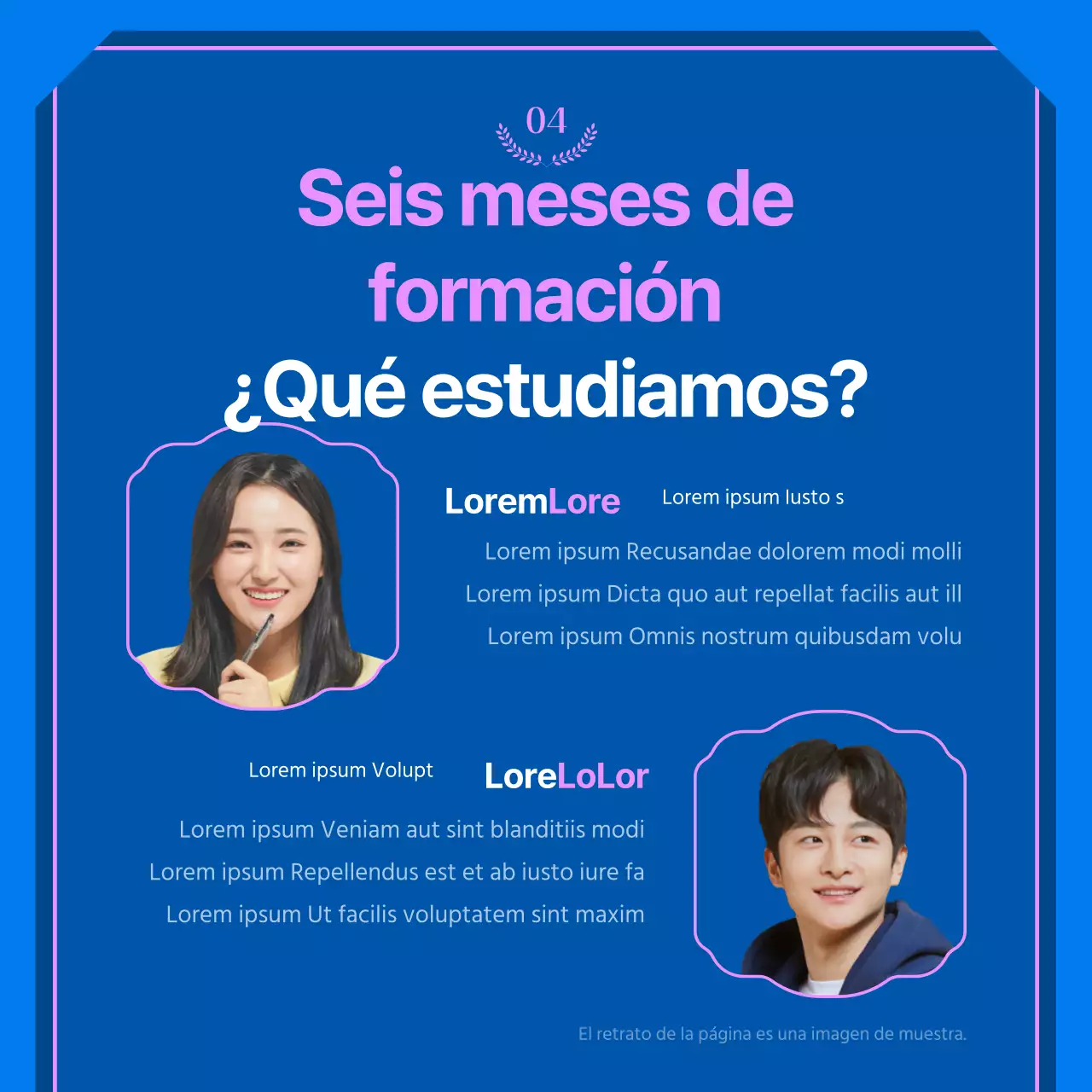 Un puesto de finalización kitsch azul y amarillo