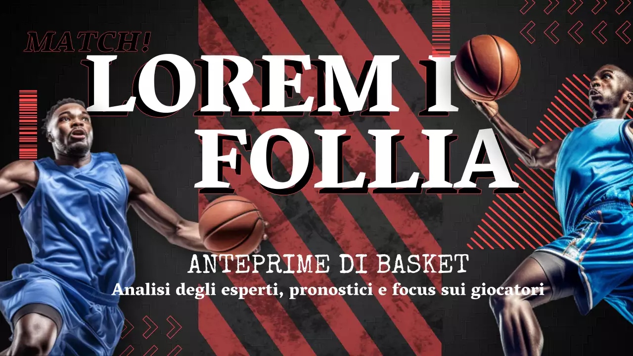 Presentazione della March Madness, un'anteprima delle tendenze in nero e rosso