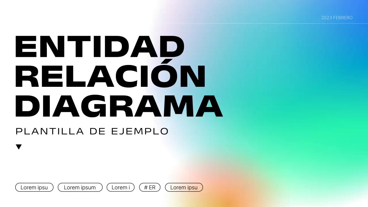 Un moderno informe de diagrama de desarrollo en blanco y azul