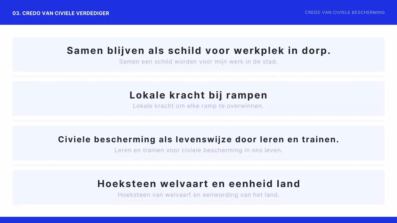 Eenvoudige civiele verdedigingstraining in marineblauw en zwart
