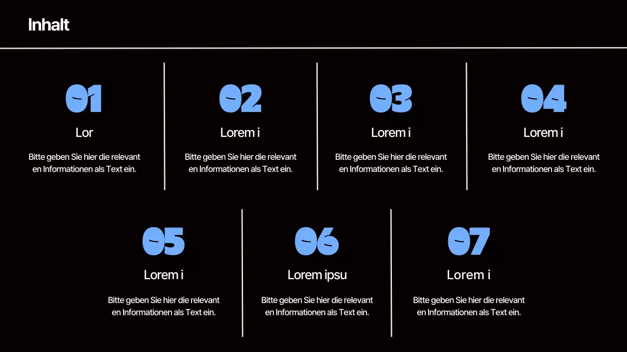 Kitschige Sitzungsunterlagen in Blau