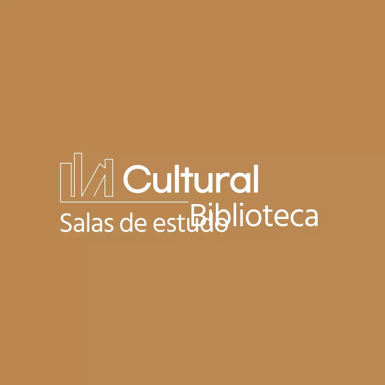 Logótipo de ilustração de sala de leitura moderna e simples em bege