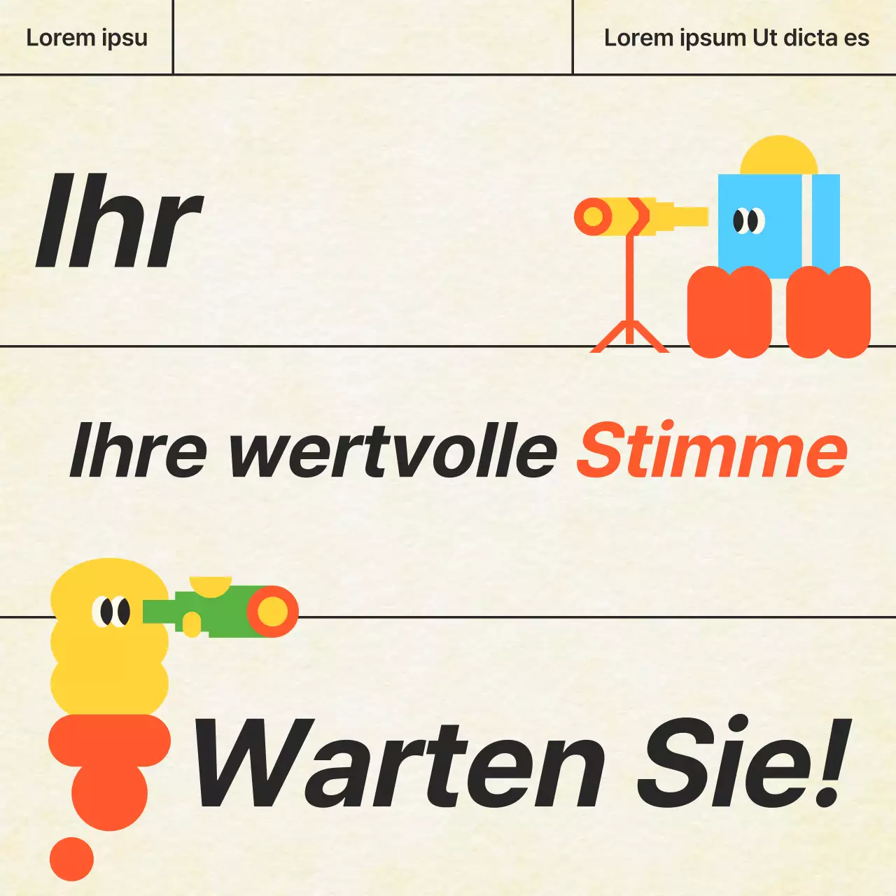 Förderung der Abstimmung über die elfenbeinfarbene und orangefarbene Studentenvereinigung