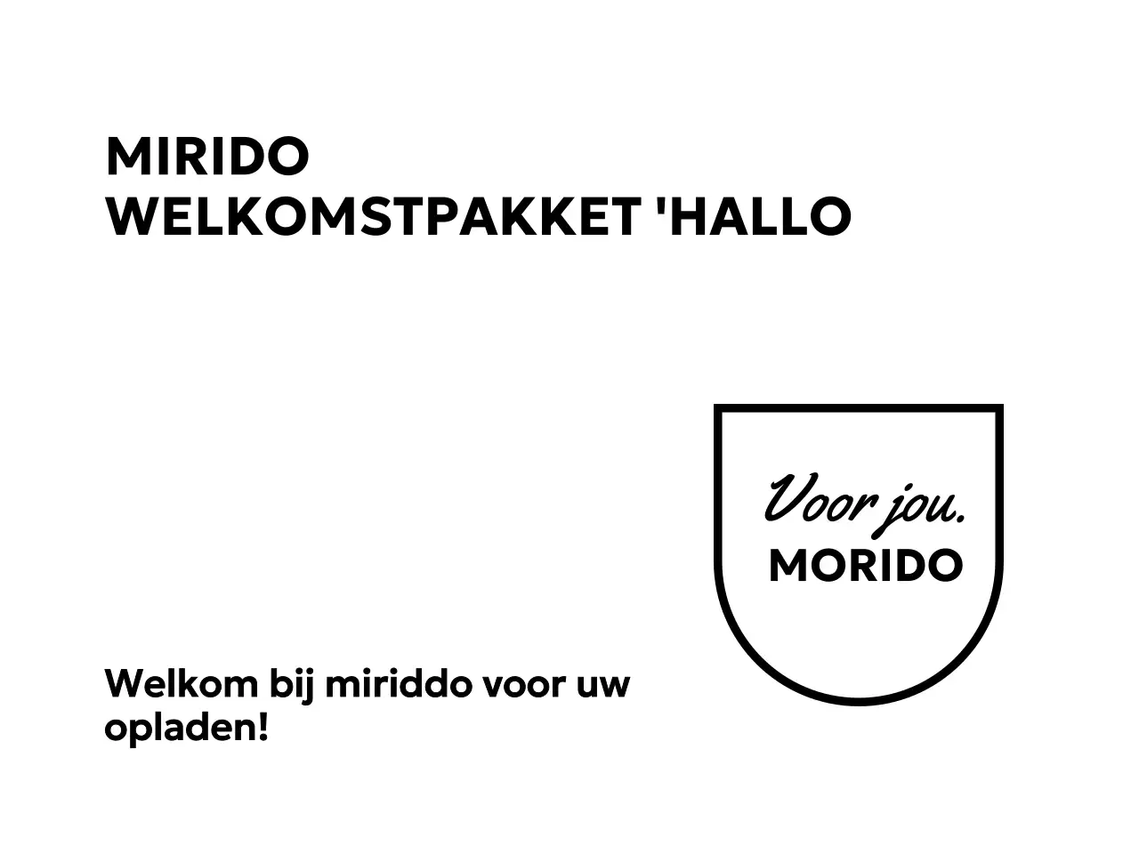 Zakelijk welkomstpakket met gotische en cursieve lettertypes