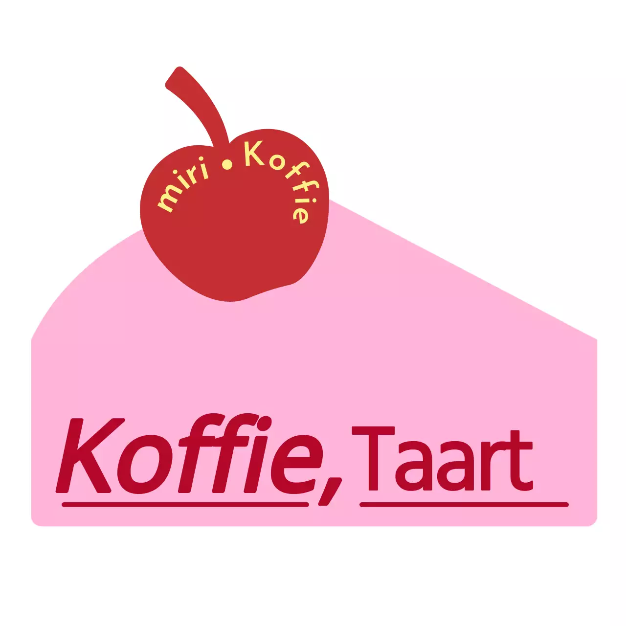 Roze kitscherige taart