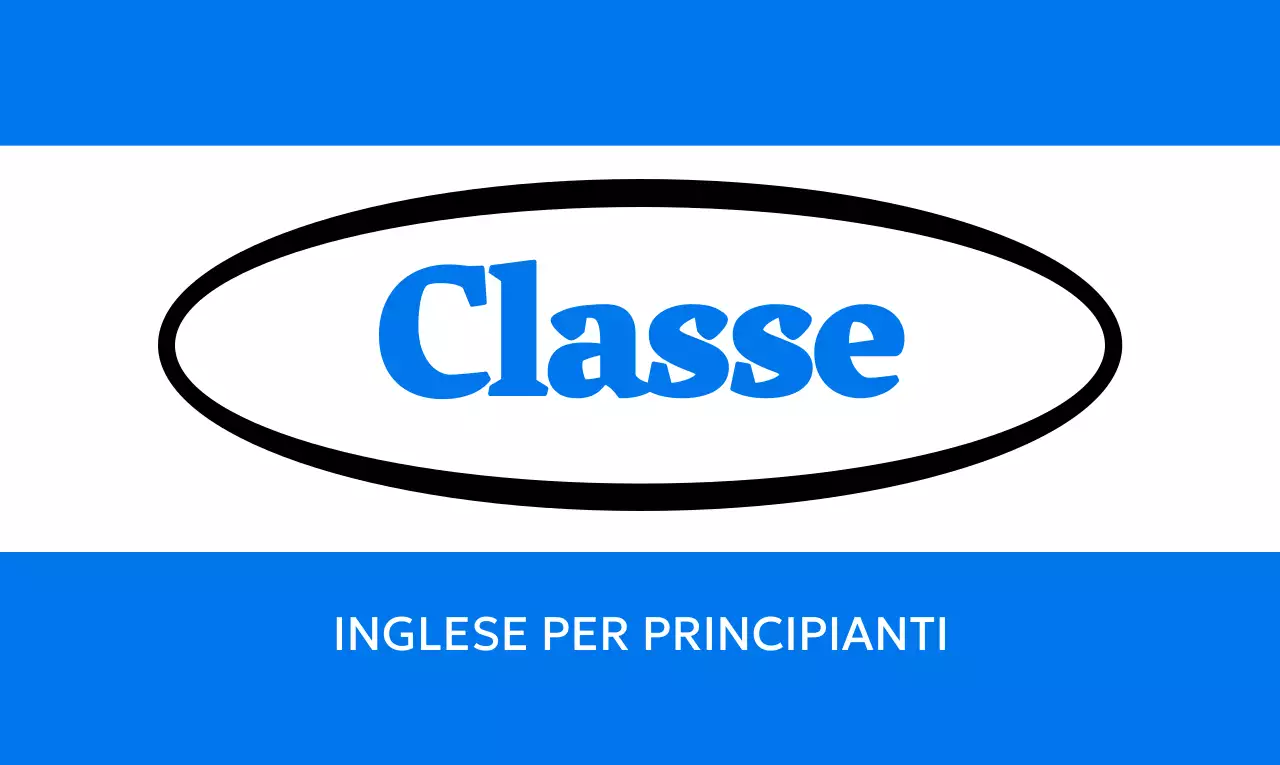 Design pulito con sfondo blu e un cerchio al centro