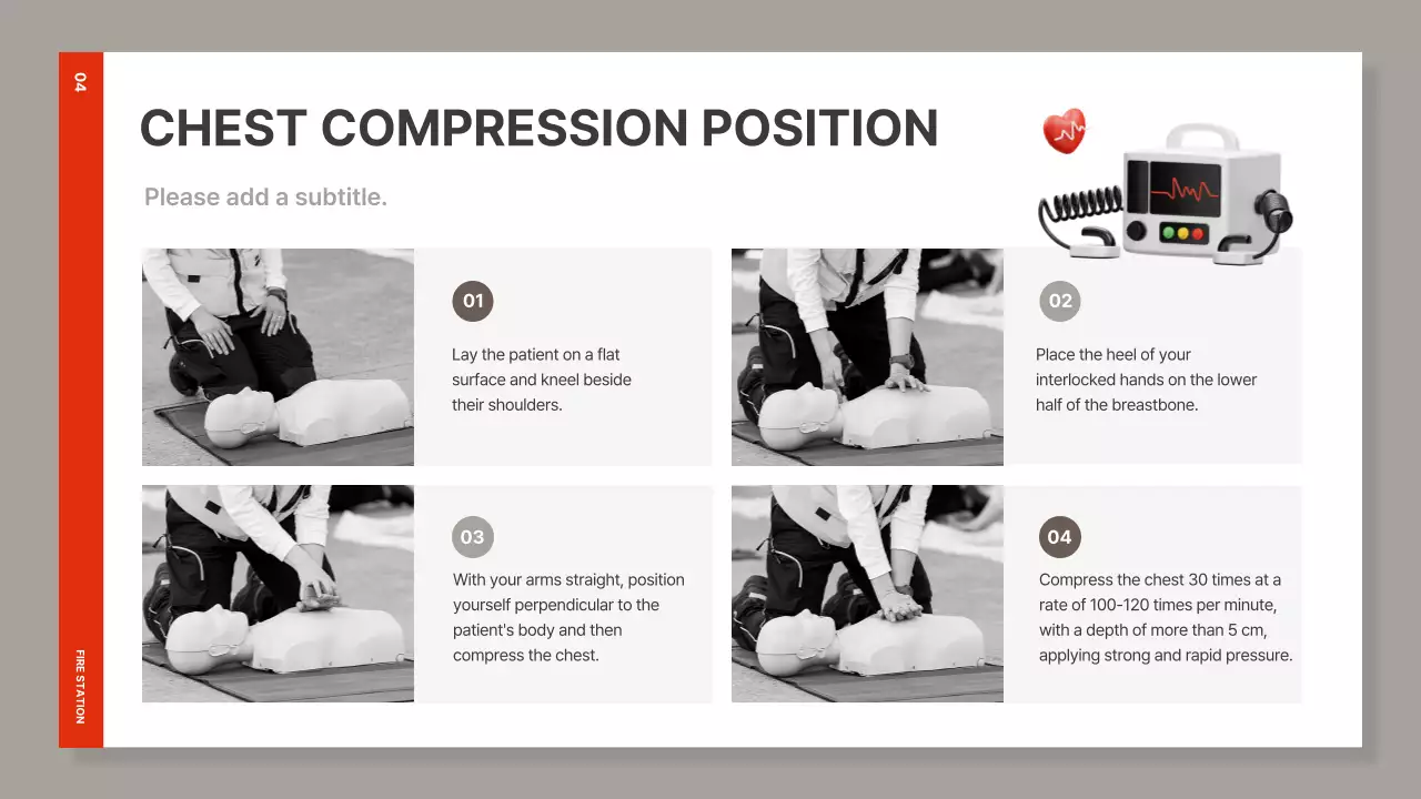 Presentasi Panduan CPR Modern Merah