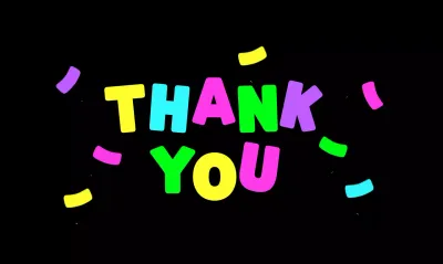 Agradecimientos llenos de color