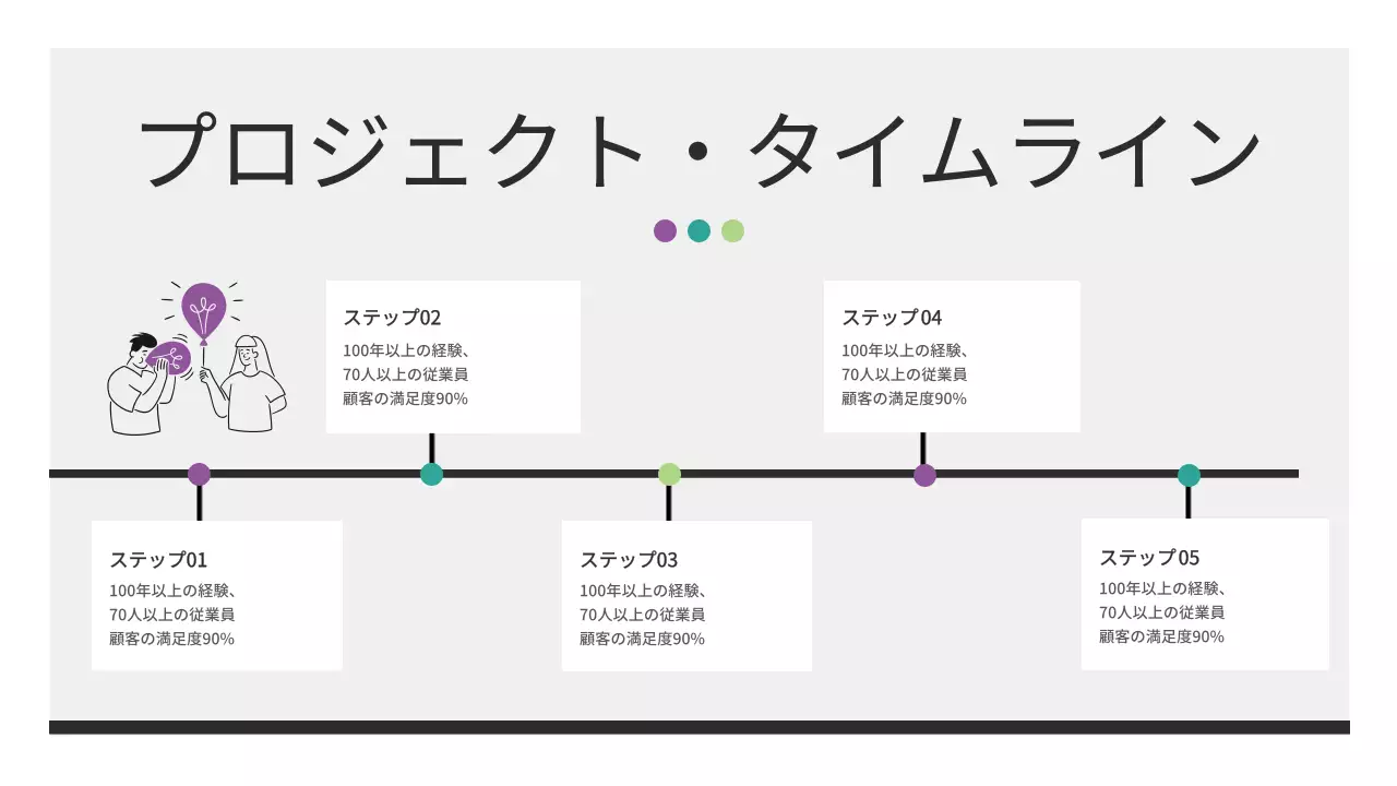 白黒のエレガントなビジネスレポート資料